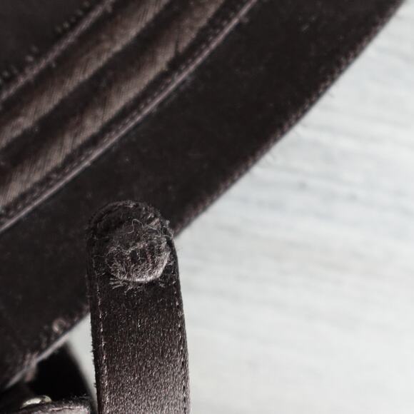 Ralph Lauren Purple Label Brown Satin Knee High Convertible Ankle Boots - Picture 10 of 16